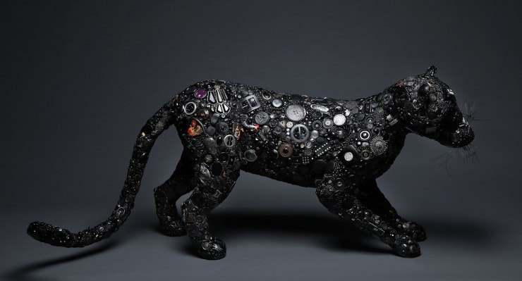 Mary Engel animal sculpture mixed media