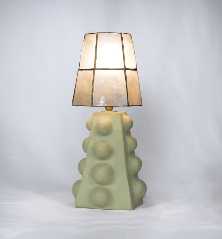 Andrea Clark CAVE ceramic design object lamp interior design stoneware