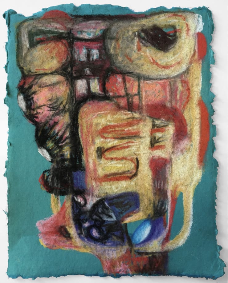 Mie Yim quarantine drawing pastel on paper Marcia Wood Gallery