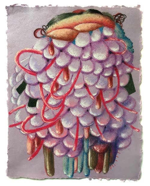 Mie Yim, Quarantine Drawing #41, 2020