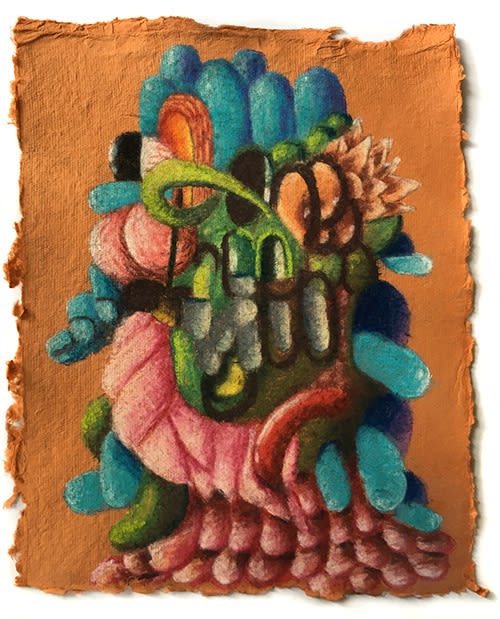 Mie Yim quarantine drawing pastel on paper