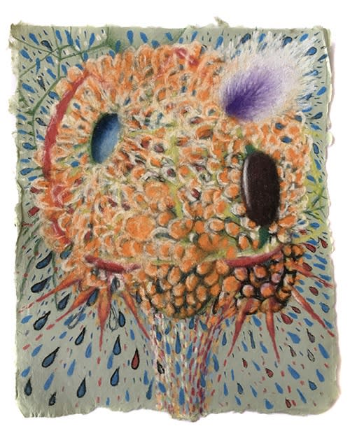 Mie Yim quarantine drawing pastel on paper