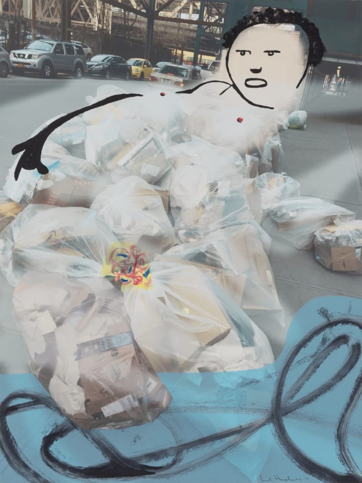 David Humphrey Garbage Giant monotype