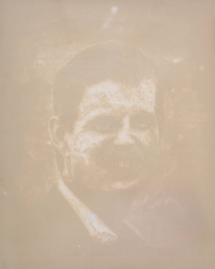 brian novatny faux photo on panel figure political