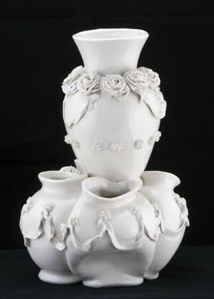 Robert Chamberlain porcelain sculpture collapse