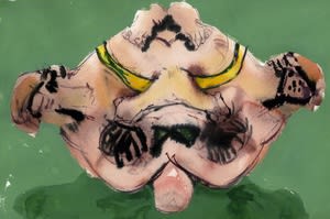 Joseph Peragine Grappling Mandalas watercolor