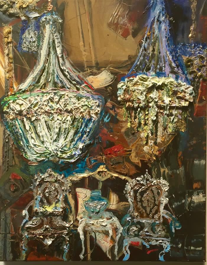 Lizbeth Mitty, Seen, 2016, oil on canvas, 20 x 16 inches, courtesy of the artist