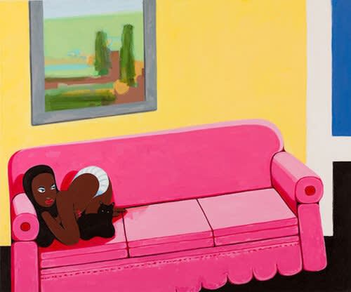 David Humphrey Pink Couch Fredericks and Freiser Art Critical Press