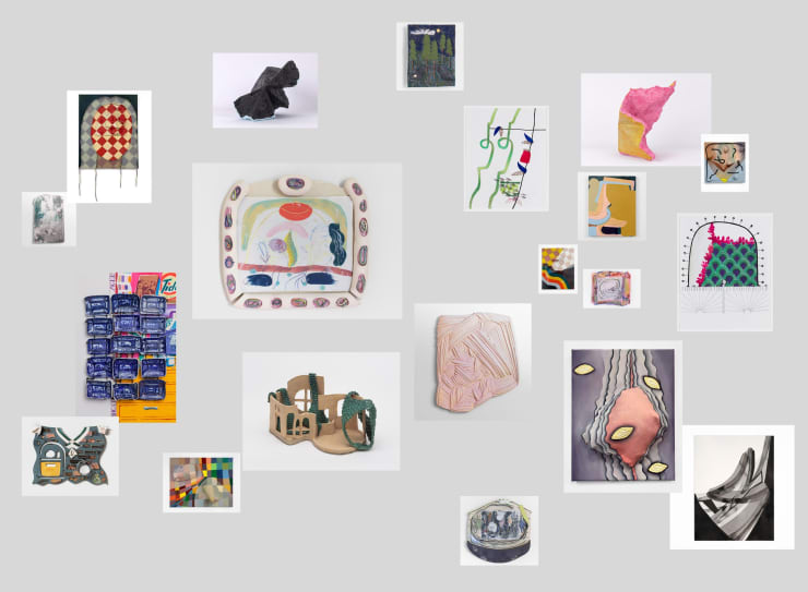 Between Object and Image Ann Agee Andrea Clark Sacha Ingber Michelle Carla Handel Mariana Garibay Raeke two dimensional work three dimensional work wall sculpture contemporary art March 2021 viewing room Marcia Wood Gallery