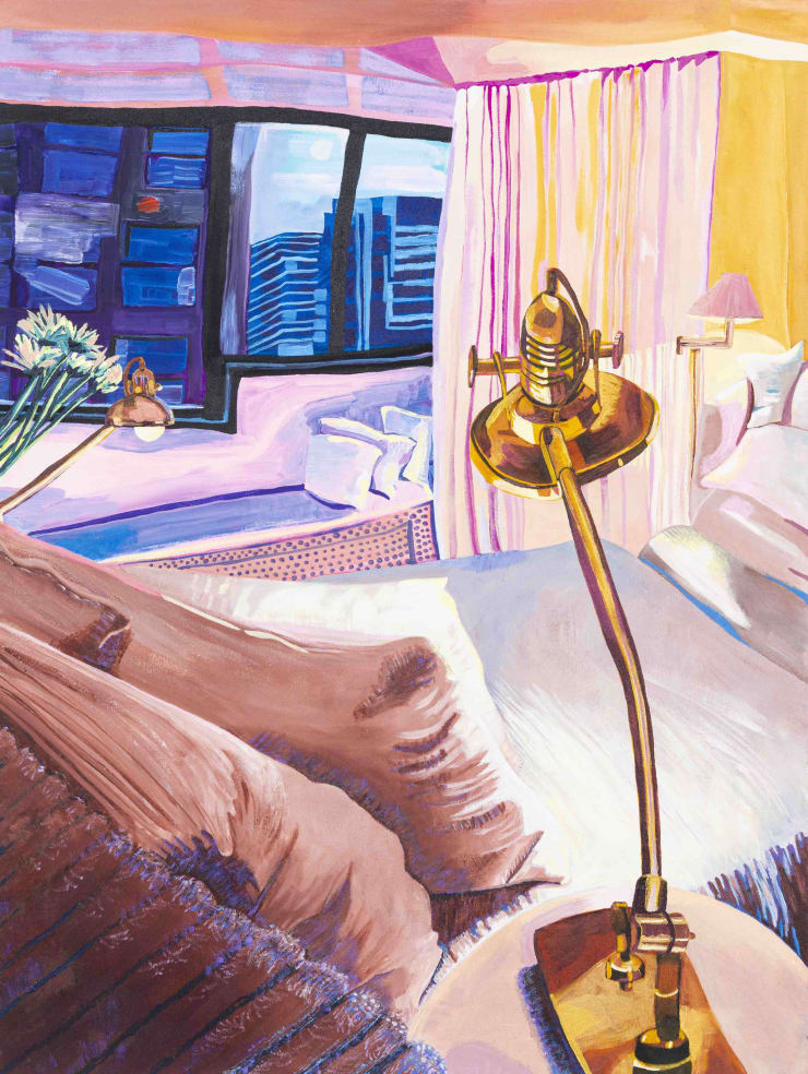 Untitled, 2021 Acrylic canvas over panel 74 x 56 cm. / 29 x 22 in. (GG23)