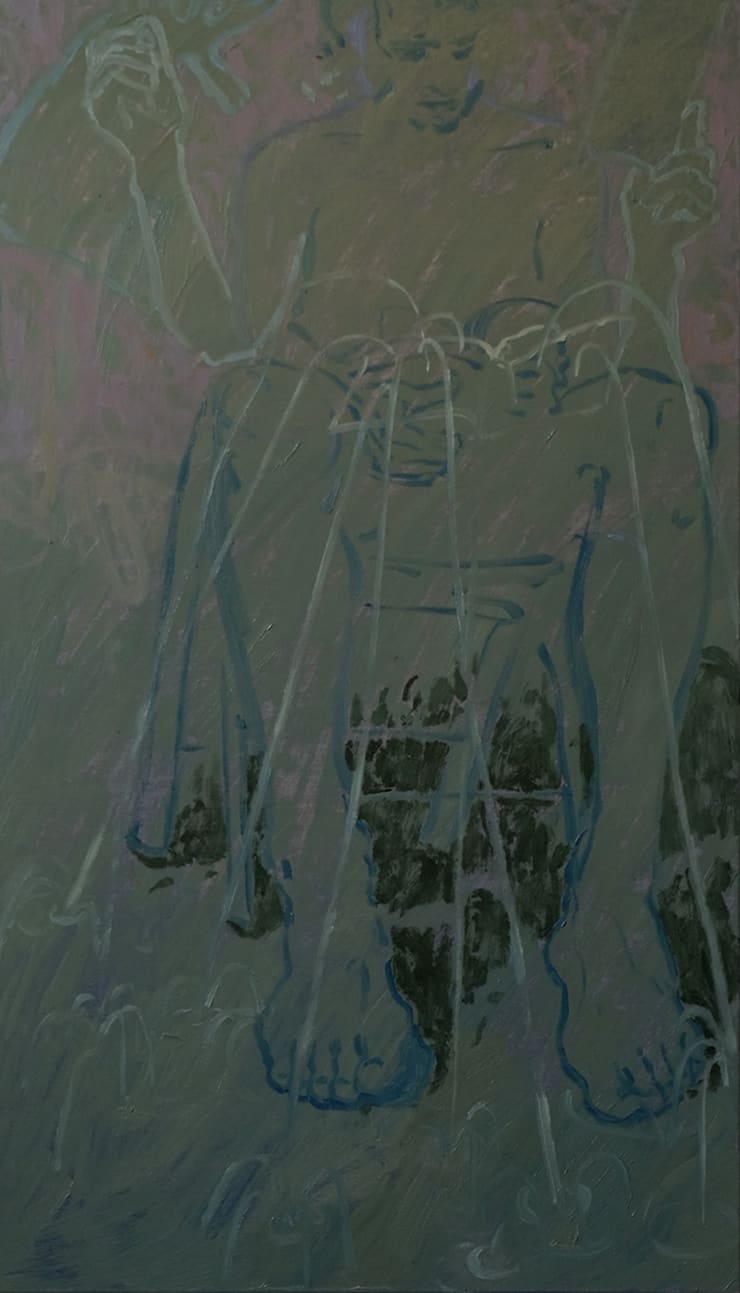 Anna van der Ploeg Joao and the Book of Tears Oil on Linen 57 x 100cm $4,500.00