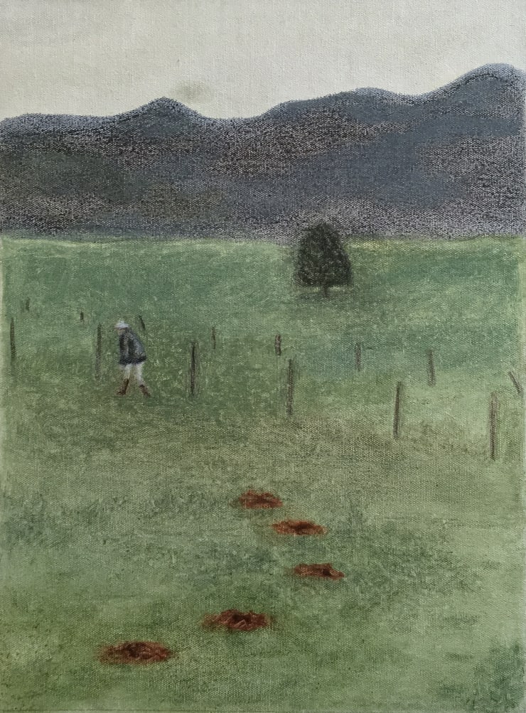 To Watch Grow Oil on Canvas Original 30 x 40.5 cm $875 £440 SOLD