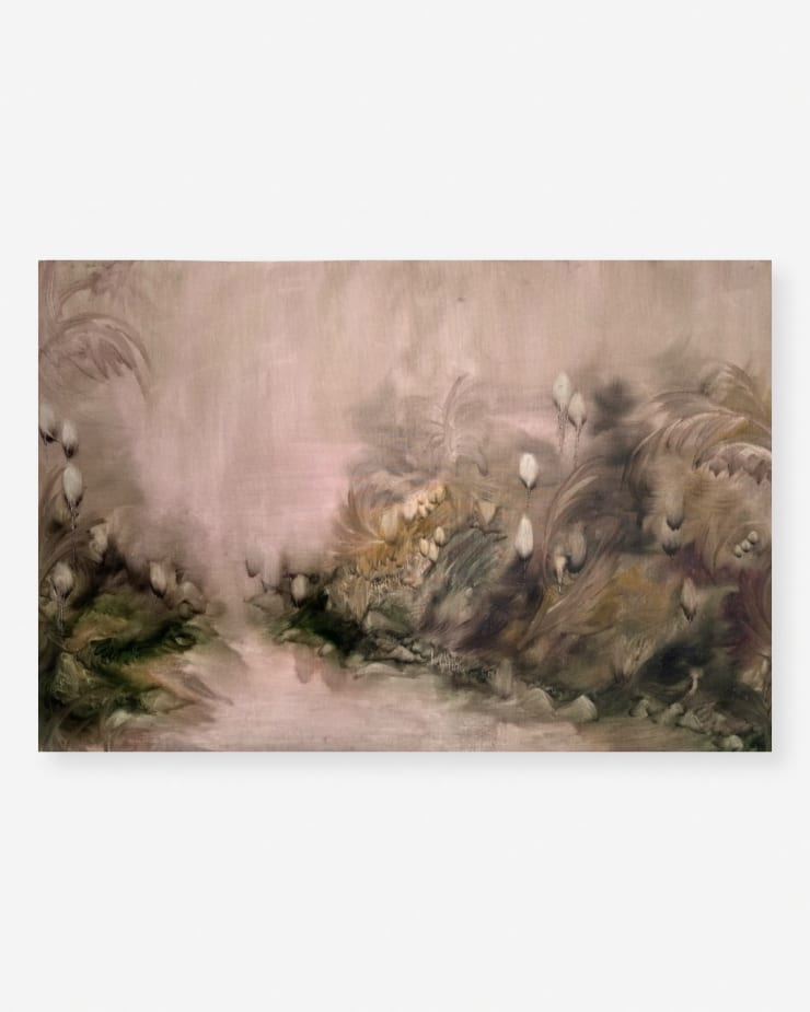 Zarah Cassim Motion Oil on Linen 104 x 67.5cm $3,000.00