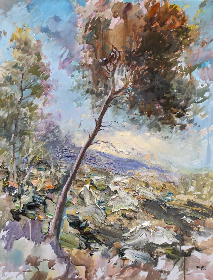 Colin Pennock A Sense of Fulfilment Gouche and Oil on Linen 61 x 80cm $9,600.00