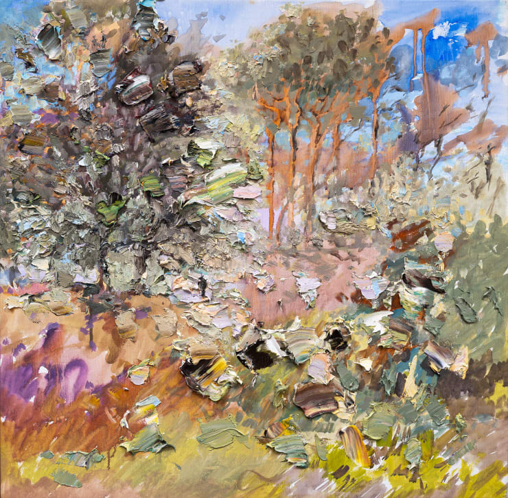 Colin Pennock Provincial Garden Gouche and Oil on Linen 61 x 61cm $7,700.00 SOLD