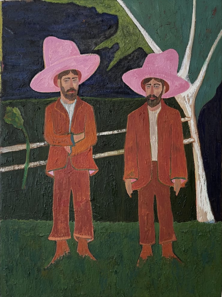 Night Time Light Oil and Oil Stick on Canvas Original 46 x 61 cm AUD $2600 GBP £1300 USD $1850 SOLD