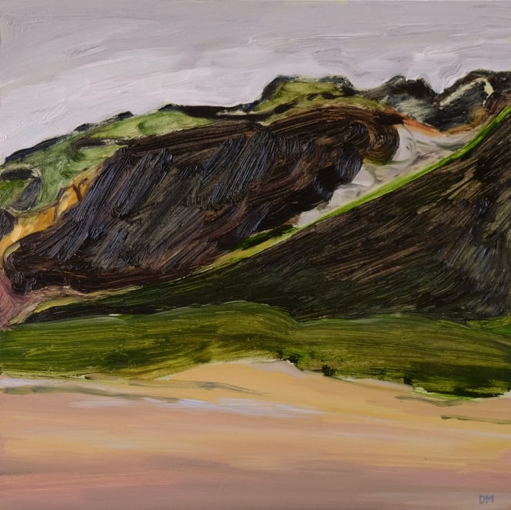 Truth By Map Or Mirage Oil on Board 29 x 29 cm AUD $2400 GBP £1200