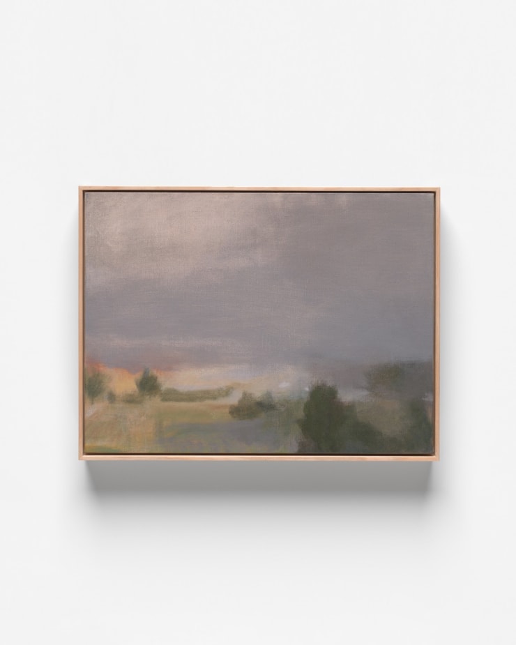 V16 Nature of Change Oil on Canvas Board Natural Oak Frame 41 x 31 cm AUD $1900 GBP £915 USD $1280 SOLD