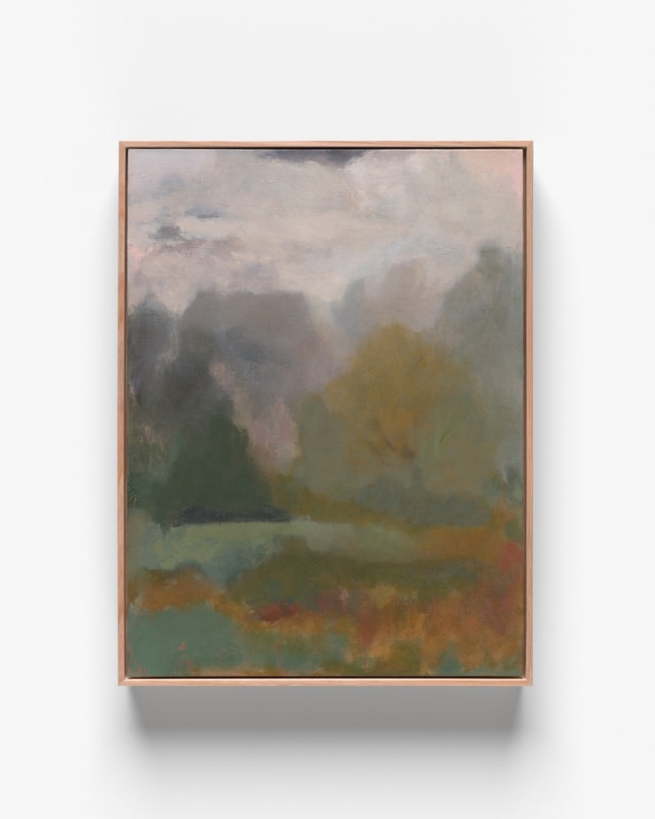 V17 Nature of Change Oil on Canvas Board Natural Oak Frame 31 x 41 cm AUD $1900 GBP £915 USD $1280 SOLD