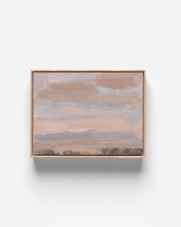 V19 Nature of Change Oil on Canvas Board Natural Oak Frame 31 x 23 cm AUD $1250 GBP £605 USD $840 SOLD