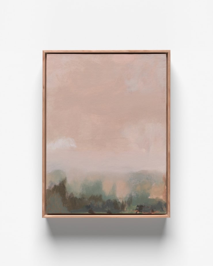 V22 Nature of Change Oil on Canvas Board Natural Oak Frame 23 x 31 cm AUD $1250 GBP £605 USD $840 SOLD