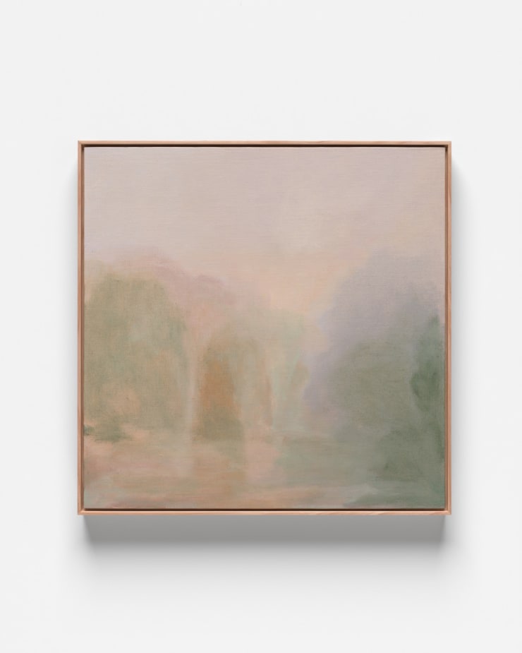 V24 Nature of Change Oil on Canvas Board Natural Oak Frame 51 x 51 cm AUD $3900 GBP £1900 USD $2610 SOLD