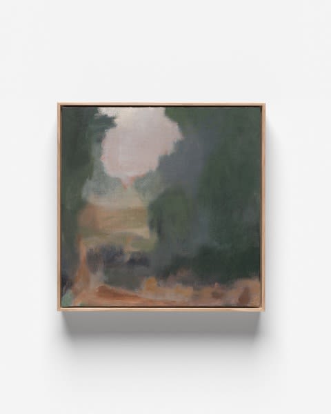 V26 Nature of Change Oil on Canvas Board Natural Oak Frame 31 x 31 cm AUD $1650 GBP £805 USD $1105 SOLD