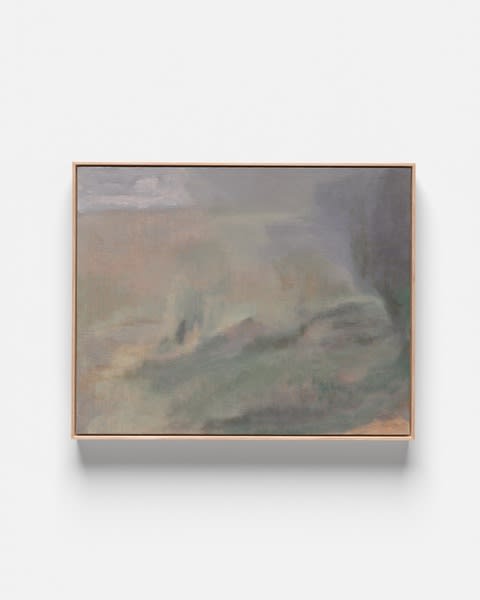 V27 Nature of Change Oil on Canvas Board Natural Oak Frame 51 x 41 cm AUD $3200 GBP £1545 USD $2150 SOLD