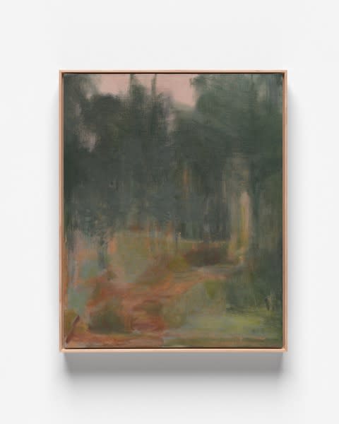 V28 Nature of Change Oil on Canvas Board Natural Oak Frame 41 x 51 cm AUD $3200 GBP £1545 USD $2150 SOLD