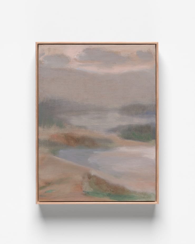 V37 Nature of Change Oil on Canvas Board Natural Oak Frame 31 x 41 cm AUD $1900 GBP £915 USD $1280 SOLD