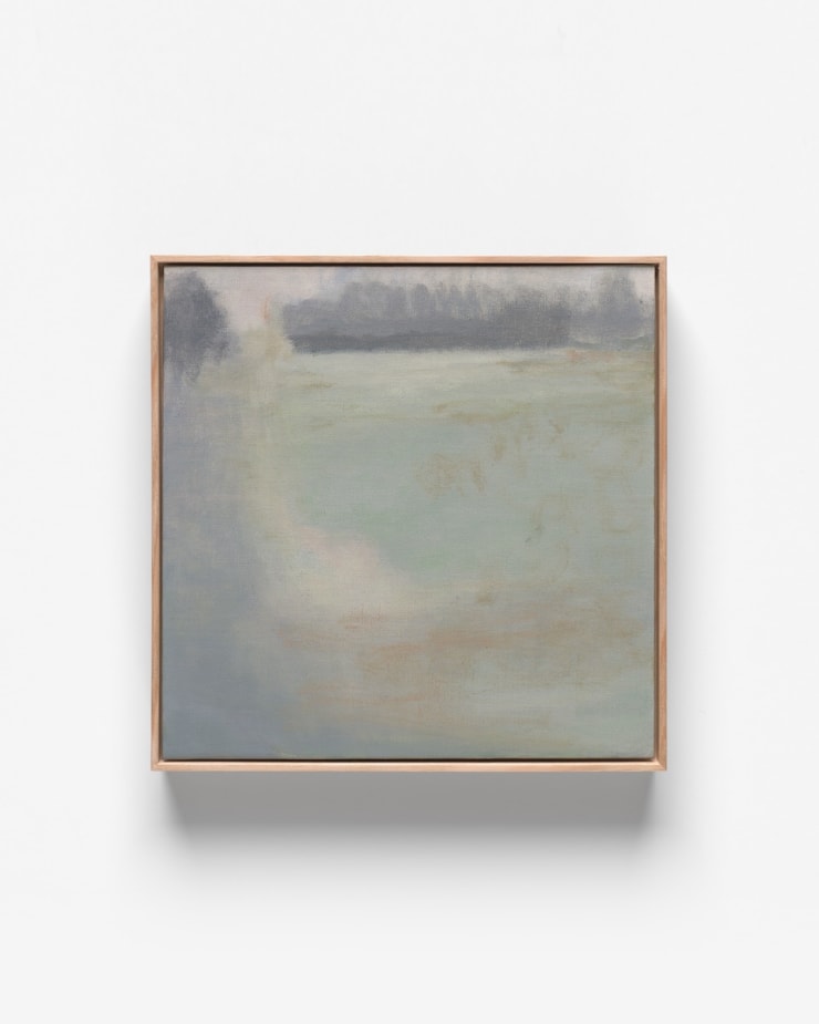 V41 Nature of Change Oil on Canvas Board Natural Oak Frame 31 x 31 cm AUD $1650 GBP £805 USD $1105 SOLD