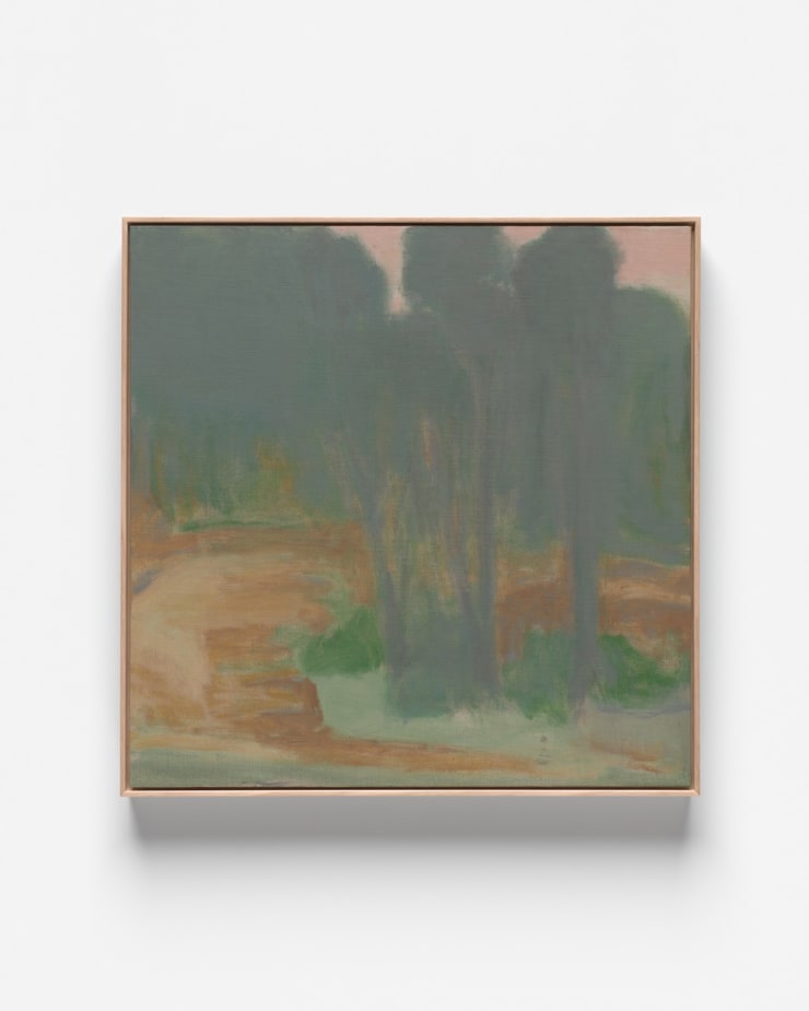 V44 Nature of Change Oil on Canvas Board Natural Oak Frame 51 x 51 cm AUD $3900 GBP £1900 USD $2610 SOLD