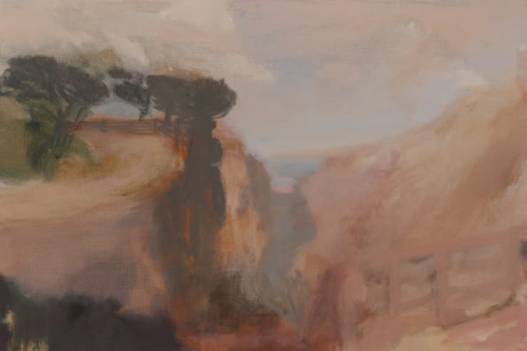 V6 Nature of Change Oil on Canvas Board Natural Oak Frame 92 x 61 cm AUD $6900 GBP £3325 USD $4635 SOLD