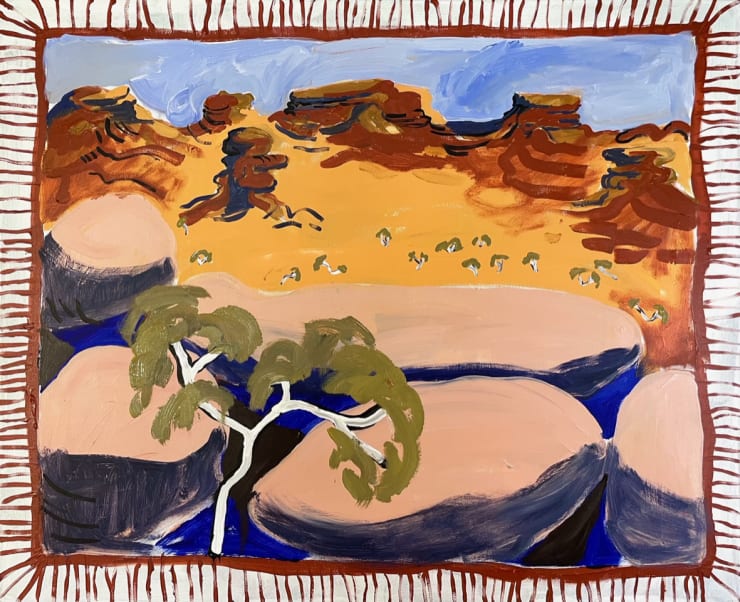 Another Perspective on Kalarranga Acrylic on Canvas Stretched 108.6 x 89cm AUD $6050 GBP £2900 USD $3960