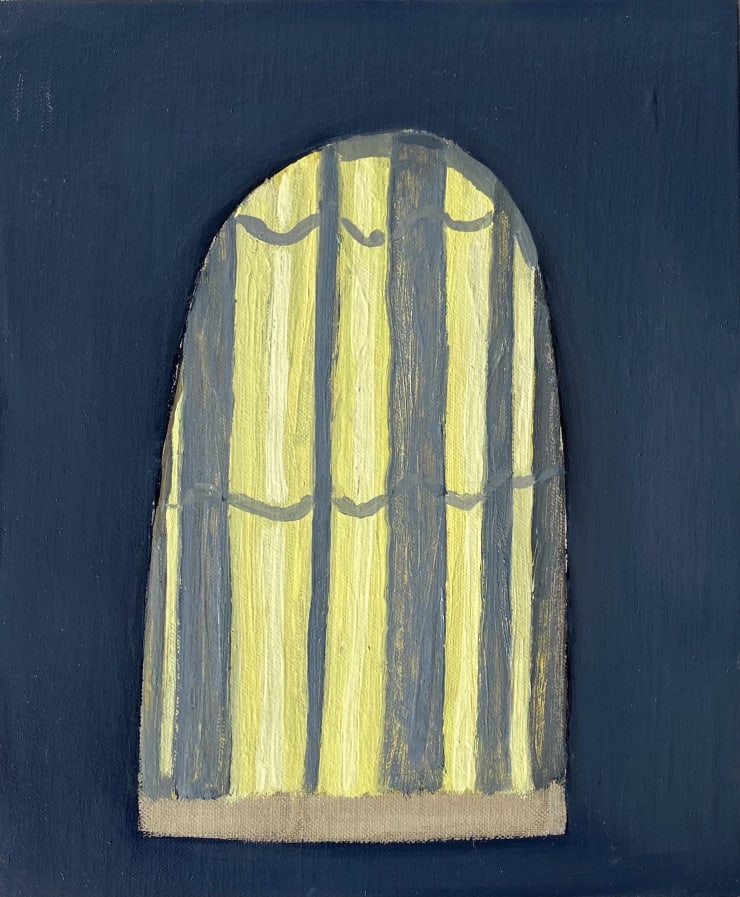 Elynor Smithwick The Spotlight Window Oil Paint on Linen Board 25 x 30cm Unframed AUD $880 GBP £460 USD $600 Framed AUD $1010 GBP £530 USD $690