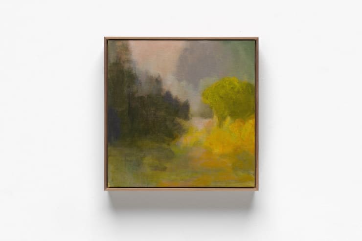 V15 Day In Day Out Oil on Linen Board Walnut Frame 30.5 x 30.5cm AUD $1750 SOLD