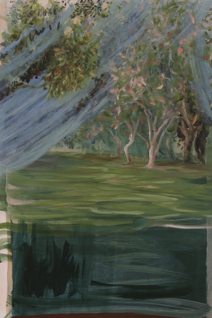 Kathryn Dolby Rebirth Of Spring Acrylic on Birch Board 40 x 60cm SOLD