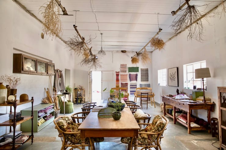 Frances Van Hasselt's studio
