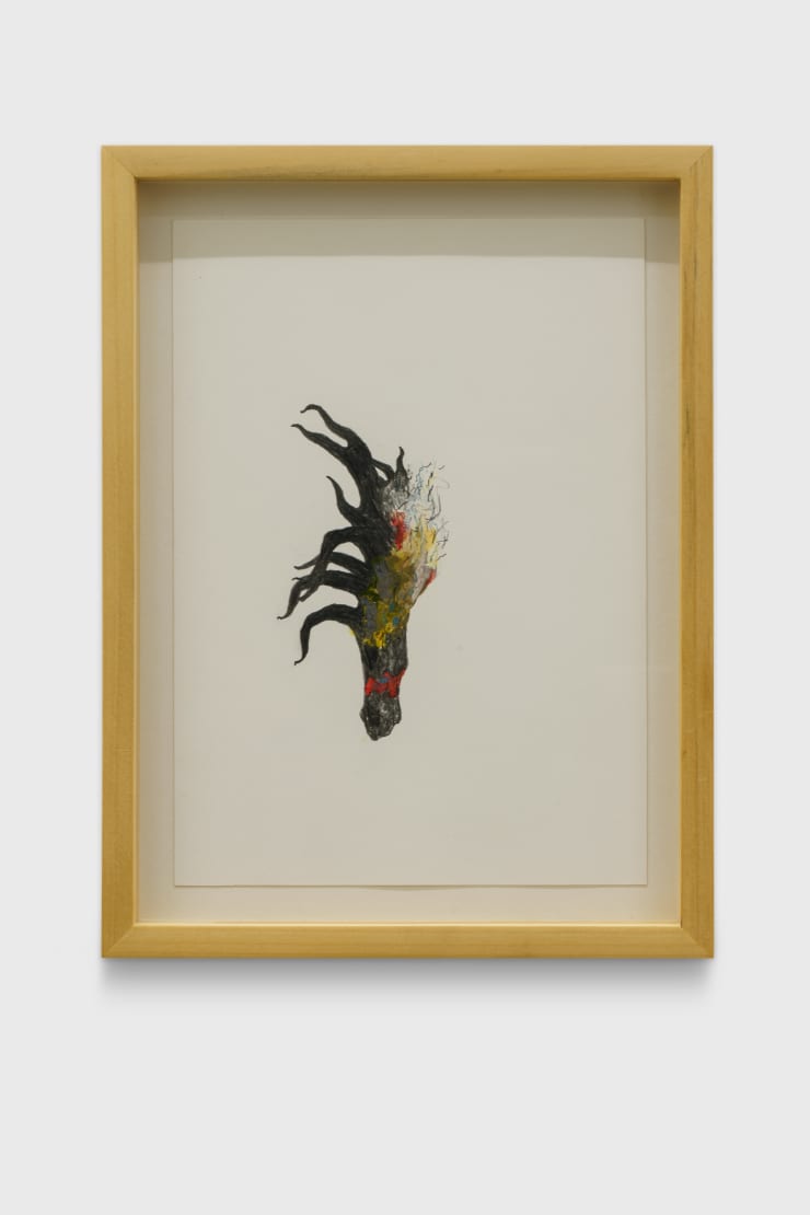 Miúdos # 05, 2018/2020 graphite, watercolor, colored pnecils and pastel on paper 9.8 x 7.5 in