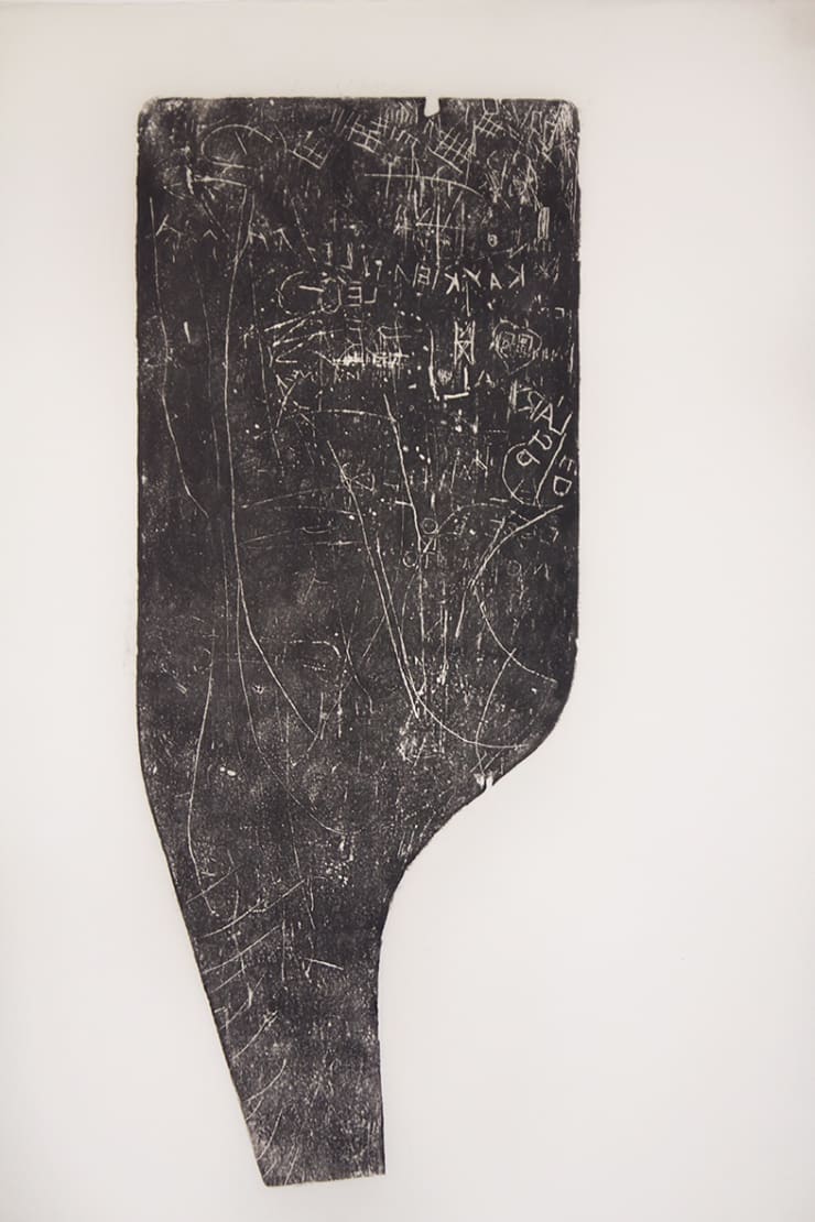 P.E. Grades, from Prova de Estado (2019) series, 2019 typographic ink on Japanese paper 60 x 42 cm | 23.6 x 16.5 in