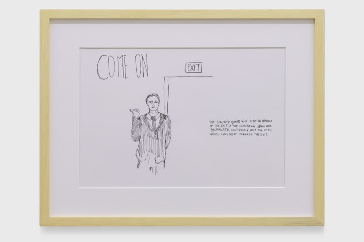 Come on - croqui , 2021 Indian ink on paper 21 x 29,7 cm | 8.3 x 11.7 in