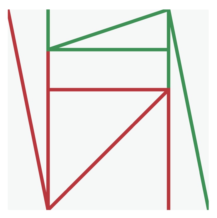 Geraldo de Barros "Da retomada de alguns objetos-forma da arte concreta”, N.º 53, 1979/2022 serigrafia sobre papel Arches 88 300g serigraph on Arches 88 300g paper 30 x 30 cm 11.81 x 11.81 in 5/5 + 3 P.A.