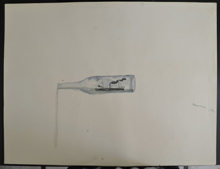 Fernando Zarif Sem título | Untitled, s.d. colagem e aquarela sobre papel collage and watercolour on paper 50 x 66 cm 19.7 x 26 in