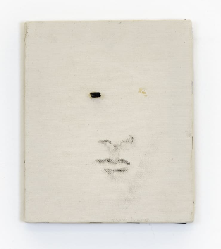 Fernando Zarif Operação Plástica / Chirurgie Esthétique (Portrait), 1997 Técnica mista sobre tela | Mixed media on canvas 18 x 15 cm