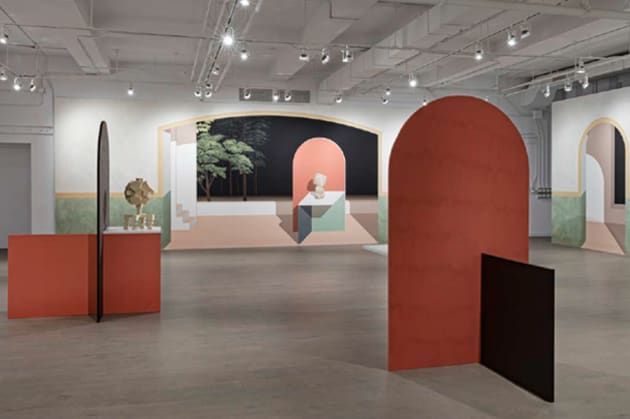 Raphaël Zarka, vista da exposição "Peter’s Proscenium" | exhibition view "Peter’s Proscenium" , 2009