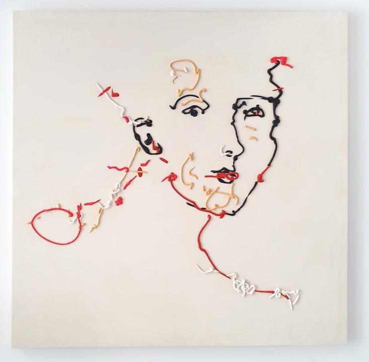 Fernando Zarif Sem título | Untitled , s.d | n.a Acrílica e óleo sobre tela | Acrylic and oil on canvas 100 x 100 cm | 39.37 x 39.37 in