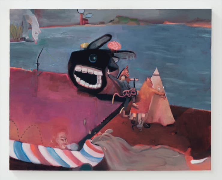 Rafael Carneiro Totoro, 2020 Óleo sobre tela | Oil on canvas 80 x 100 cm | 31.49 x 39.37 in