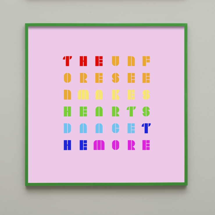 Augusto de Campos, "The Unforeseen", 2017/2019