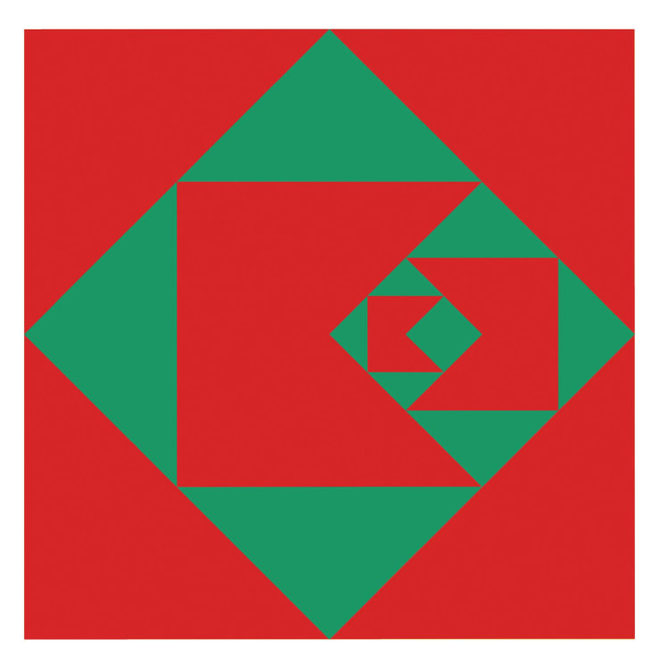 Geraldo de Barros "Da retomada de alguns objetos-forma da arte concreta”, N.º 48, 1979/2022 serigrafia sobre papel Arches 88 300g serigraph on Arches 88 300g paper 30 x 30 cm 11.81 x 11.81 in 5/5 + 3 P.A.