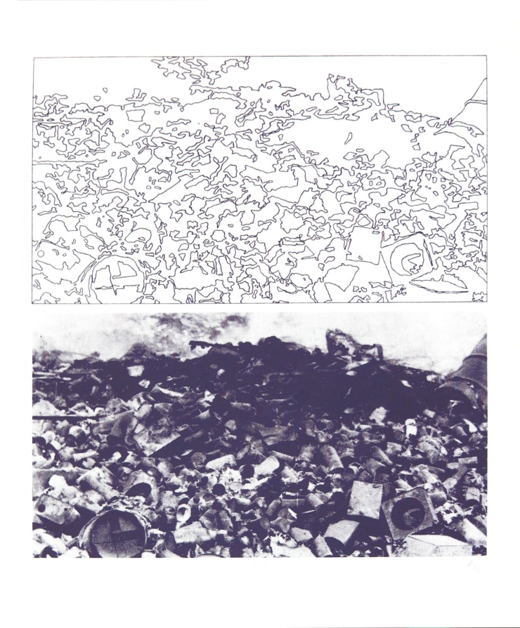 Regina Silveira, "Registro: Lixo", 1974